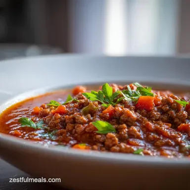 Meat Sauce Recipe: Silky Finish in 1 Hour Recipe Card