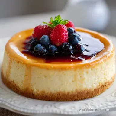 Classic New York Cheesecake Recipe Baked in 1 Hour 45 Minutes Recipe Card