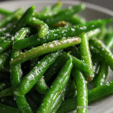 How To Cook Frozen Green Beans Without Them Getting Soggy Recipe Card