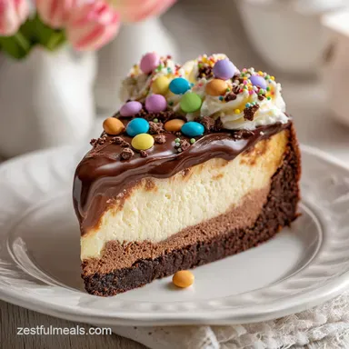 Copycat Hershey Chocolate Bar Cheesecake with Chocolate Crust