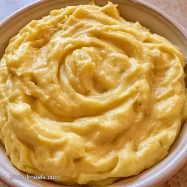 Creamy Garlic Mashed Potatoes in 40 Min