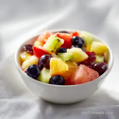Hawaiian Fruit Salad with Cream Cheese Dressing in 140 Minutes