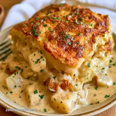 Creamy Potato Casserole in 45 Minutes Recipe Card