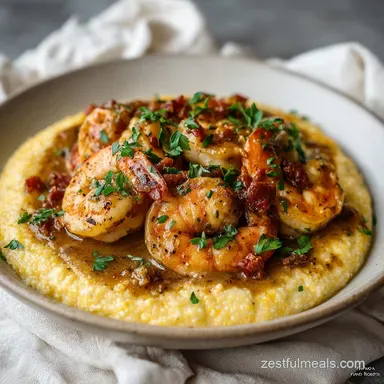 Southern Shrimp and Grits: Creamy Recipe Card