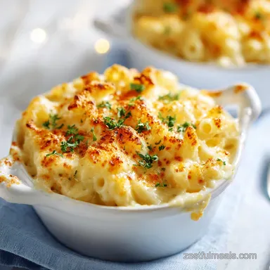 Mac and Cheese in 20 Minutes: Creamy Stovetop Style for 4 Servings Recipe Card