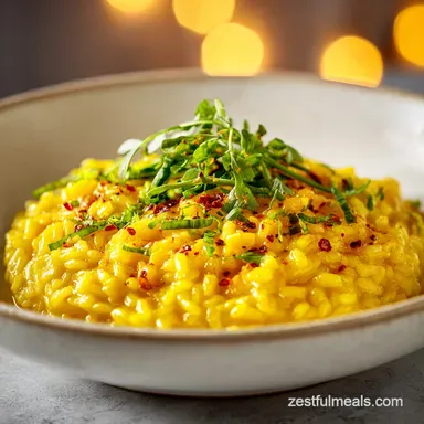 Sweet Corn Risotto for 4 Servings: A Creamy Seasonal Main Recipe Card