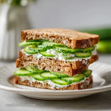 Cucumber Sandwiches: 40 Minute Preparation