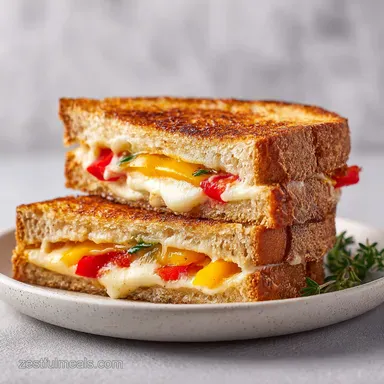 Air Fryer Grilled Cheese in 13 Minutes Recipe Card