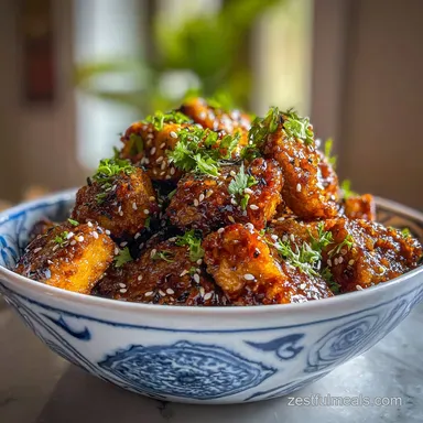 Irresistibly Crispy Honey Garlic Tofu Recipe: Oven-Only