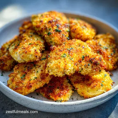 Must Try Crispy Air Fryer Parmesan in 27 Min Recipe Card