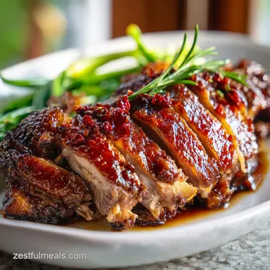 Roast Duck Recipe: Crispy Skin for 4 Servings