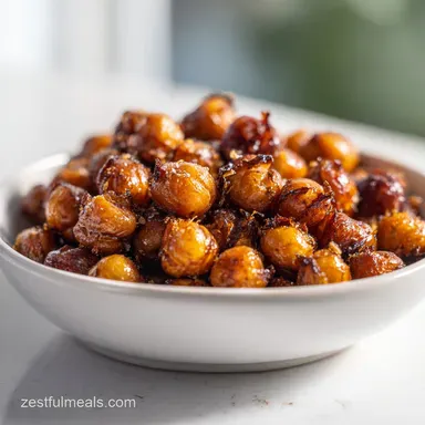 Crispy Roasted Chickpeas Recipe for 4 Servings