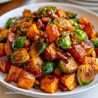 Roasted Sweet Potato Hash for 4 Servings