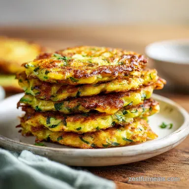 Zucchini Parmesan Fritters: 35 Mins