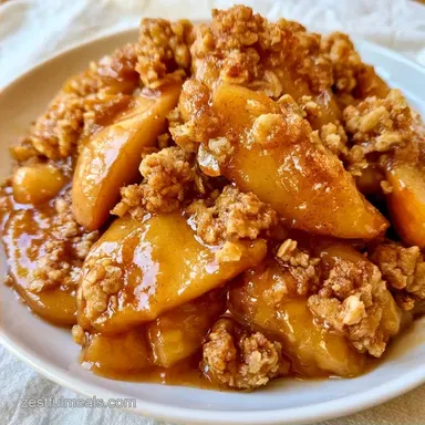 Apple Crisp with Maple Syrup