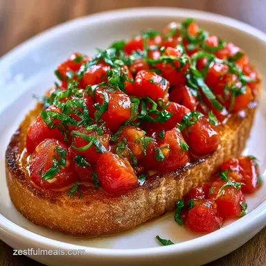 Easy Bruschetta Recipe in 25 Minutes