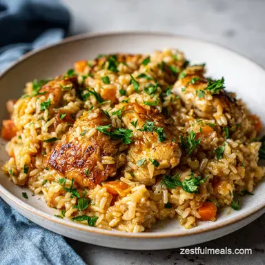 Easy Chicken and Rice Recipe in 30 Min