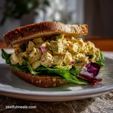 Easy Chicken Salad Sandwich: Creamy & Crunchy