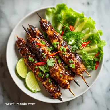 Chicken Skewers Recipe for 4 Servings