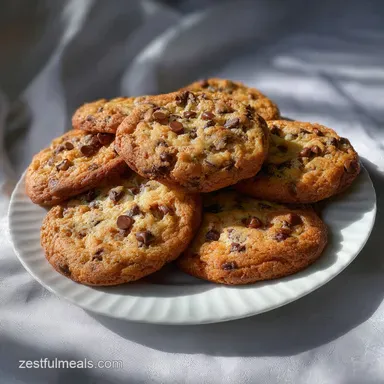 Easy Chocolate Chip Cookies: Fudgy Centers Recipe Card
