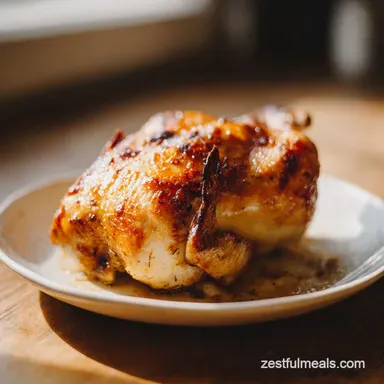 Easy Crockpot Whole Chicken Recipe with Potatoes Recipe Card