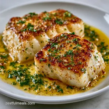Easy Garlic Butter Cod Fillets in 15 Min