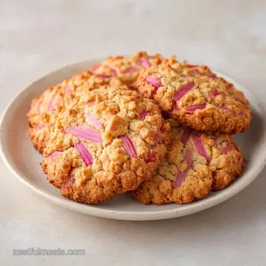 Easy Rhubarb Cookies in 24 Minutes