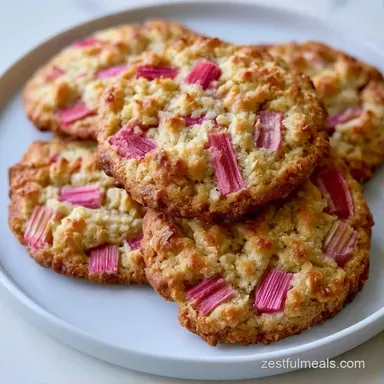 Easy Rhubarb Dessert Cookies in 35 Min Recipe Card