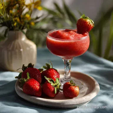 Strawberry Daq Mix: Zesty & Velvety Base Recipe Card