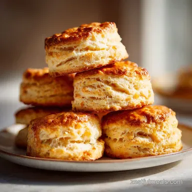 Tea Biscuits: Flaky Layers in 25 Minutes Recipe Card