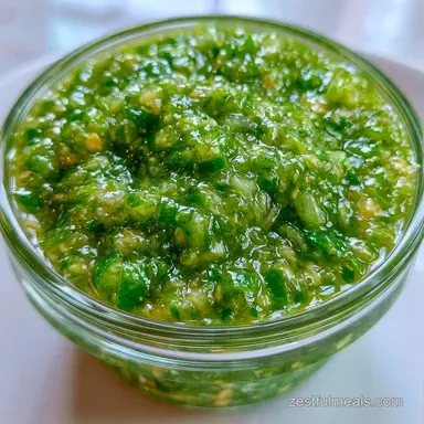 Serrano Hot Sauce for 60 Servings Recipe Card