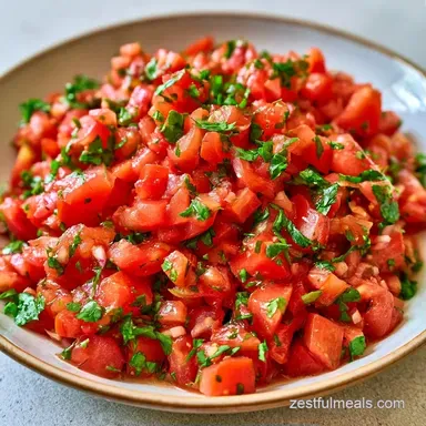Food Processor Salsa in 5 Minutes Recipe Card