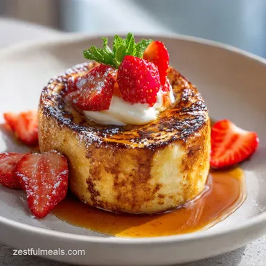 French Toast Recipe for 1 in 15 Minutes Recipe Card