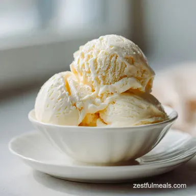 French Vanilla Ice Cream Recipe: Custard Base Recipe Card