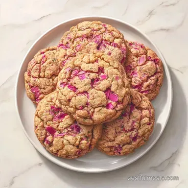 Fresh Rhubarb Cookies in 32 Minutes