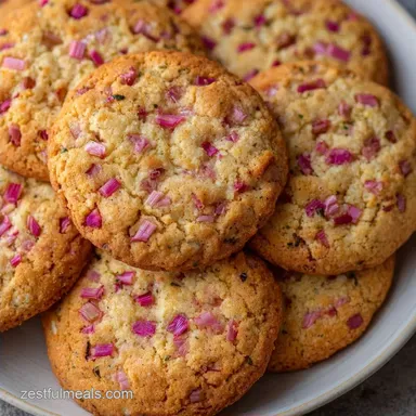 Fresh Rhubarb Sugar Cookies for 12