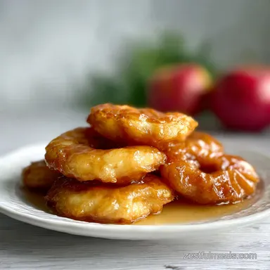 Recipe for Fried Apples: Tender & Cinnamon Glazed Recipe Card