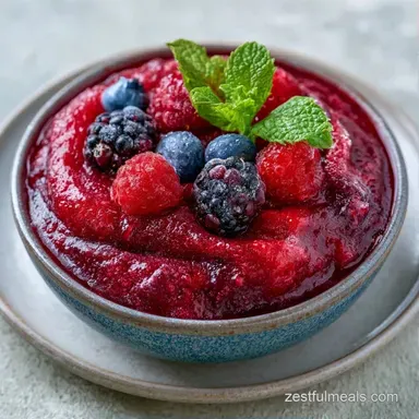 Fruit Punch Slushie in 15 Minutes Recipe Card
