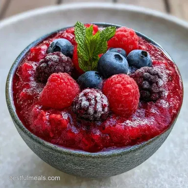Fruit Punch Slushie in 15 Minutes