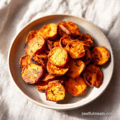 Frozen Sweet Potatoes: Crispy Side Dish in 17 Minutes Recipe Card