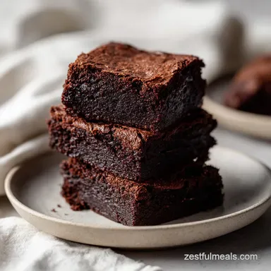 Best Brownie Recipe in 35 Mins: Fudgy, Dark Recipe Card
