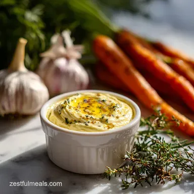 Vegetable Dip with Garlic and Herbs: Velvety, Herbaceous Recipe Card