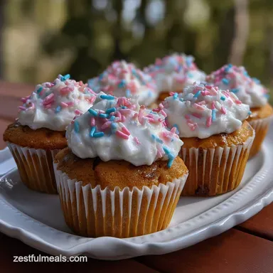 Gender Announcement Cupcakes With Hidden Core