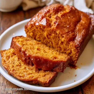 Gluten-Free Pumpkin Bread for 8 Servings