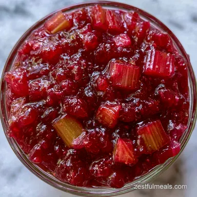 Grandma Rhubarb Jam Recipe with Pectin