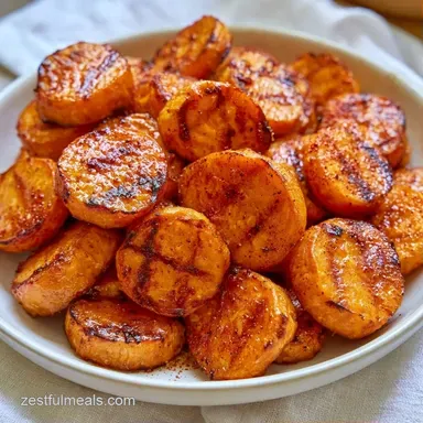Grilled Sweet Potatoes in 25 Minutes Recipe Card