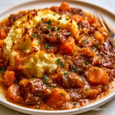 One-Pot Ground Beef Shepherds Pie