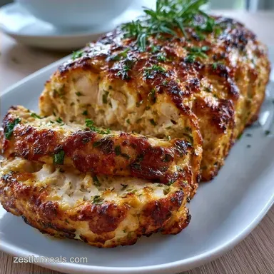 Chicken Meatloaf for 8 Servings