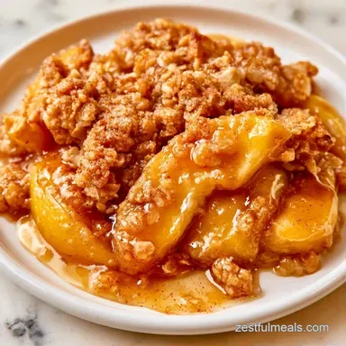 Maple Syrup Apple Crisp Recipe Card