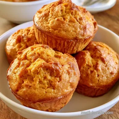 Pumpkin Muffins with Oat Flour Recipe Card